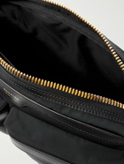 TOM FORD - Large Leather-Trimmed Nylon Messenger Bag