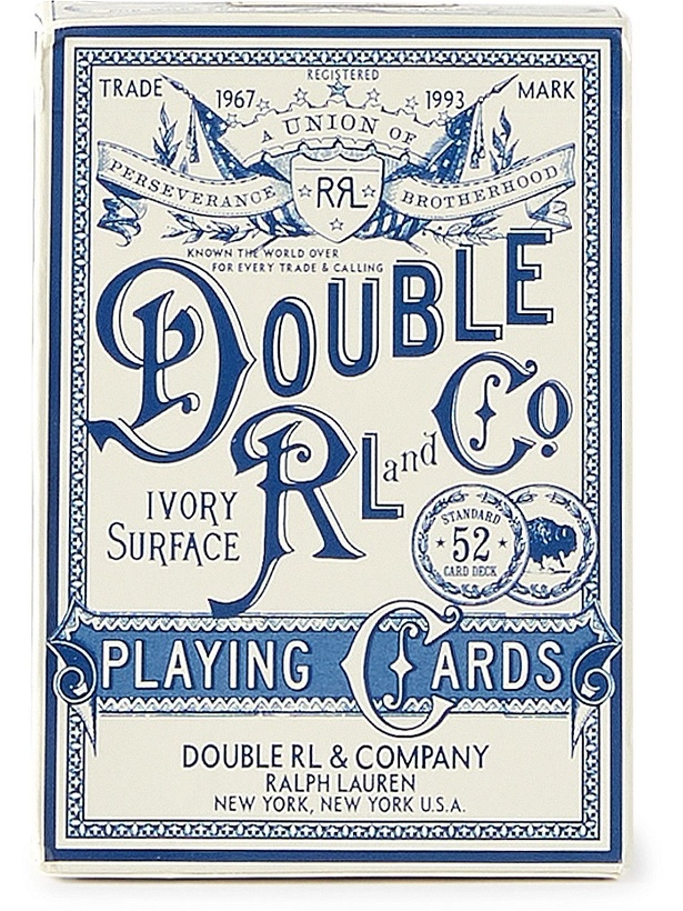 Photo: RRL - Playing Cards