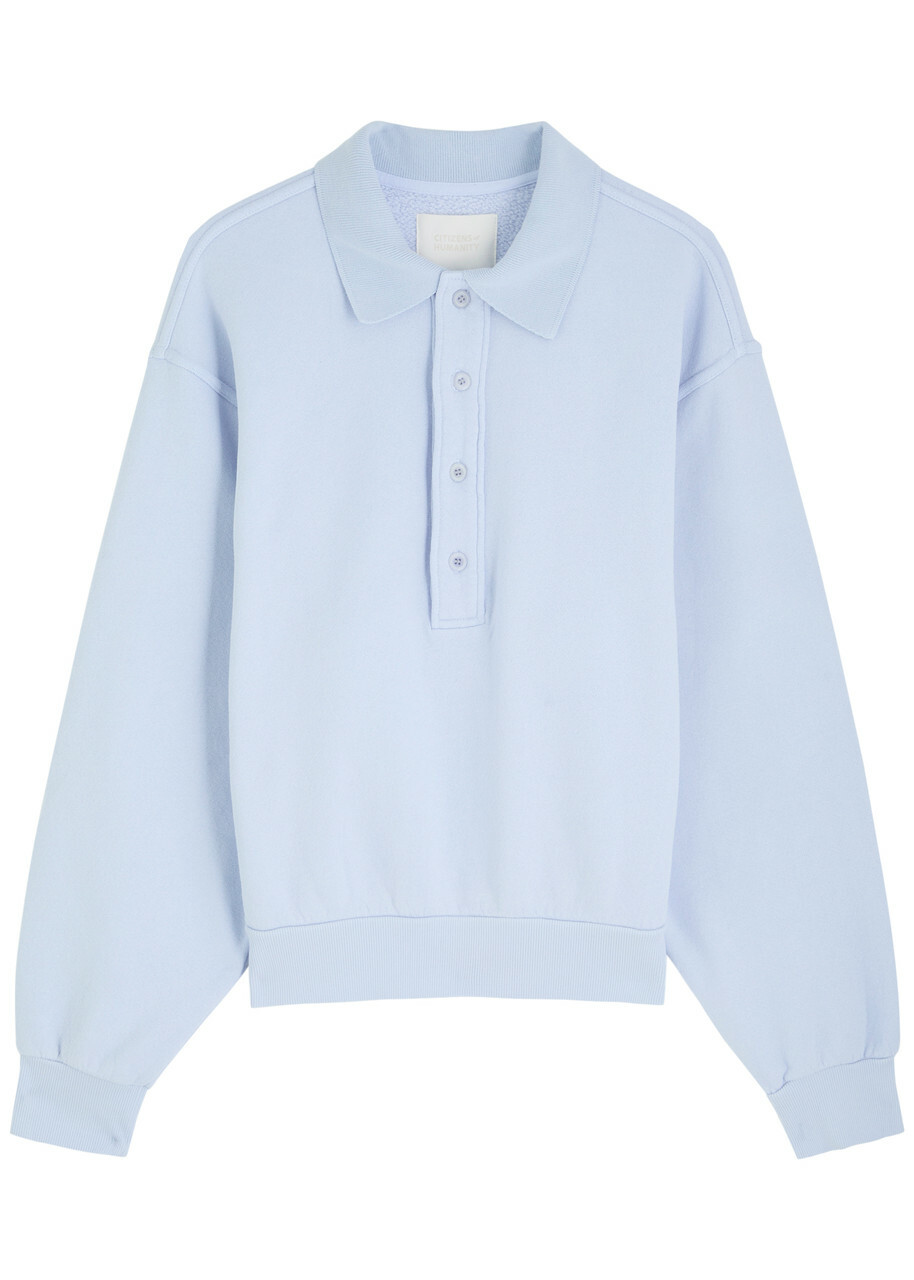 Citizens OF Humanity Remi Cotton-blend Sweatshirt Blue