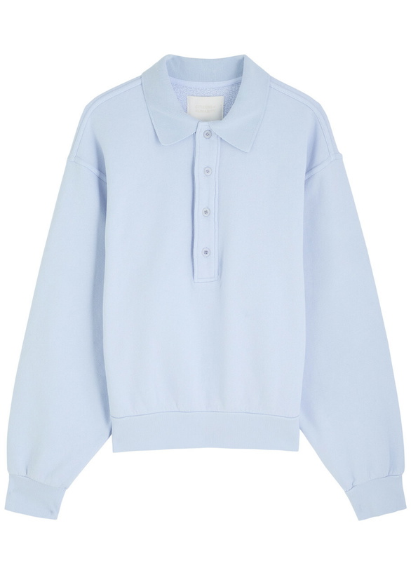 Photo: Citizens OF Humanity Remi Cotton-blend Sweatshirt Blue