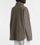 Toteme Oversized cotton-blend jacket