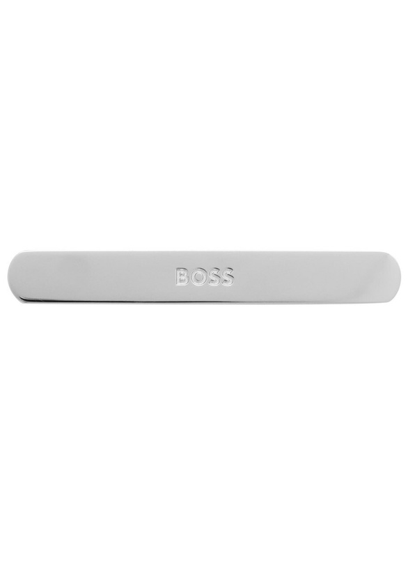 Photo: Boss Logo-engraved tie Clip - Silver - One Size