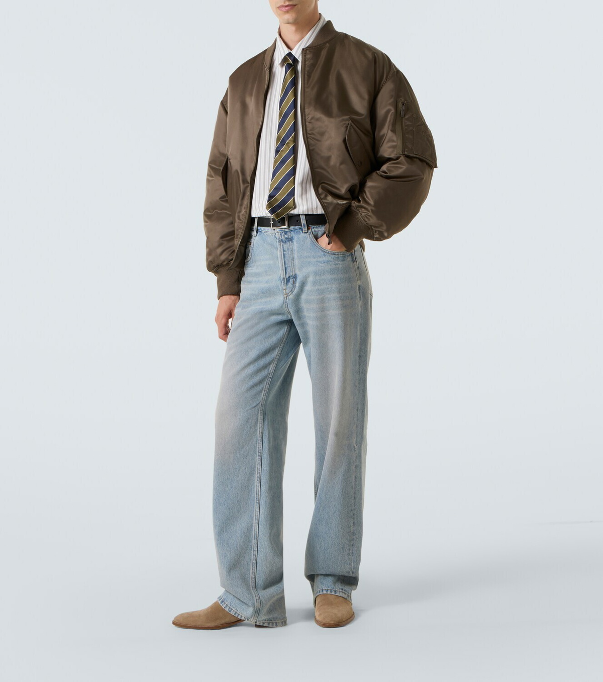 Saint Laurent Twill bomber jacket