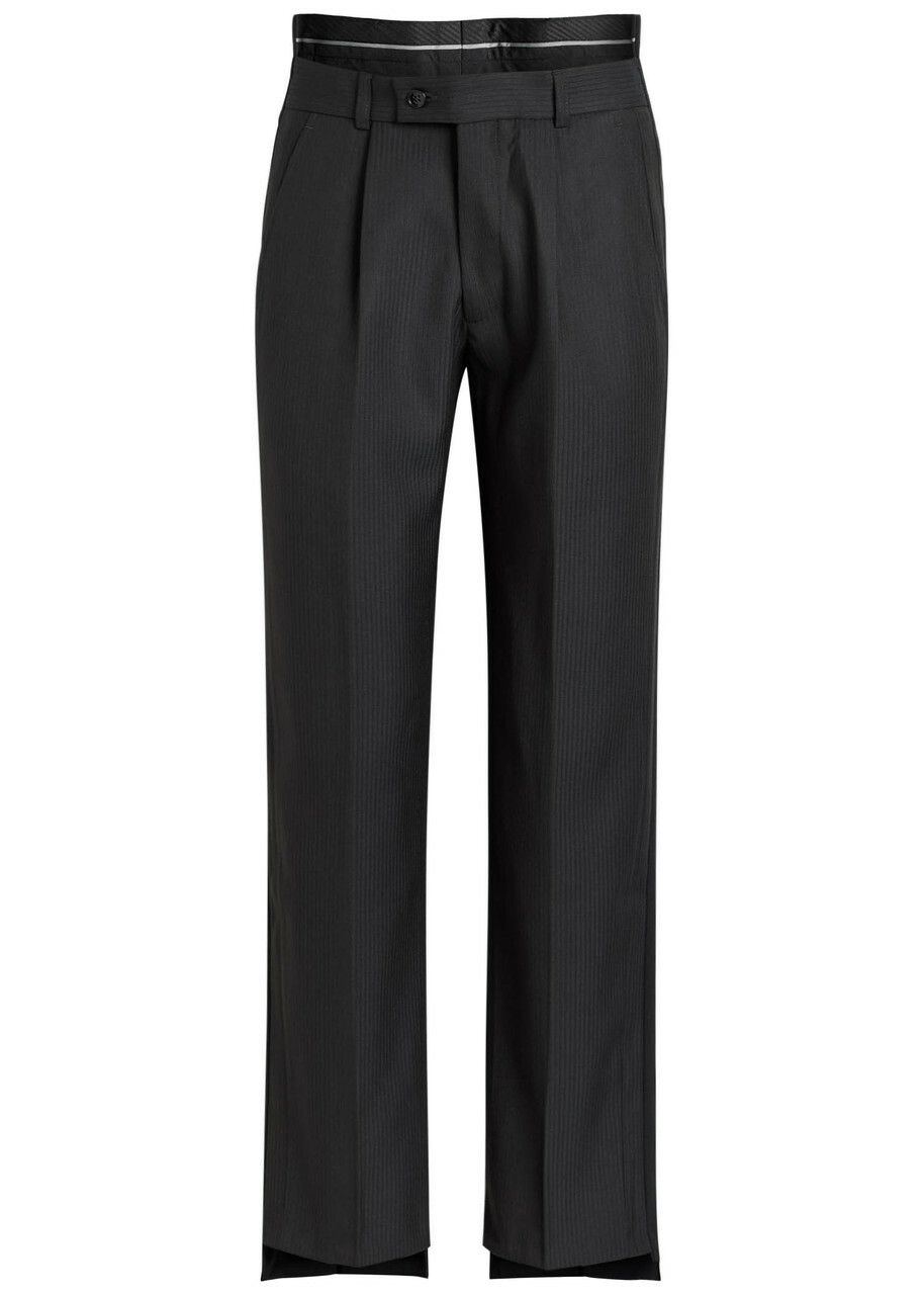 Bettter Sliced Straight-leg Wool-blend Trousers Multicoloured 1