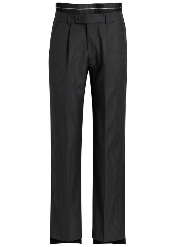 Photo: Bettter Sliced Straight-leg Wool-blend Trousers Multicoloured 1