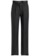 Bettter Sliced Straight-leg Wool-blend Trousers Multicoloured 1