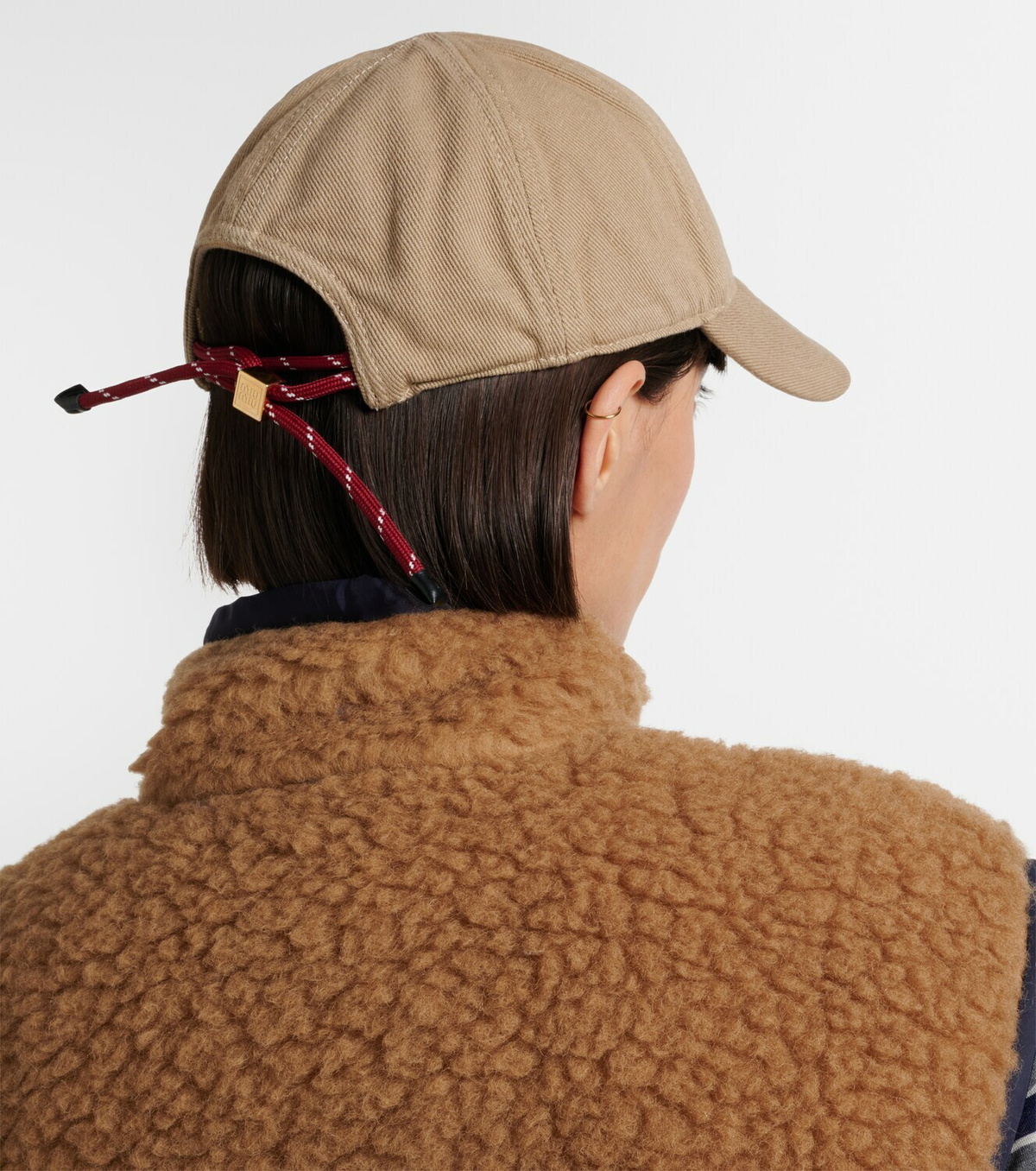 Miu Miu Logo denim baseball cap