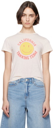 Re/Done Off-White Classic 'Tanning' T-shirt
