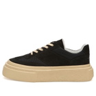 MM6 Maison Margiela Men's Oversized Sole Sneaker in Black