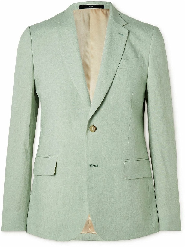 Photo: Paul Smith - Soho Linen Suit Jacket - Green