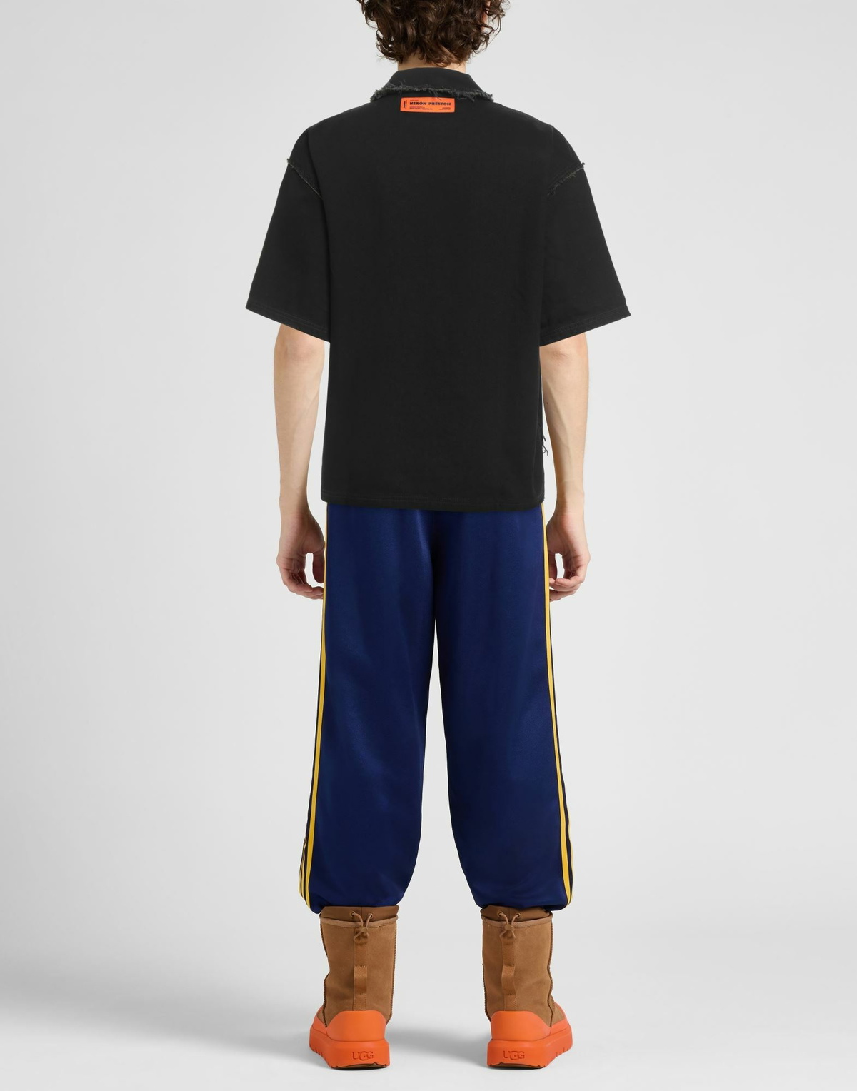 Heron Preston Mens Polo shirt in Black
