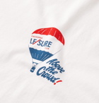 Pasadena Leisure Club - Above the Crowd Printed Combed Cotton-Jersey T-Shirt - White