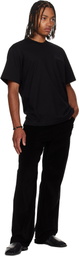 Ferragamo Black Corduroy Trousers