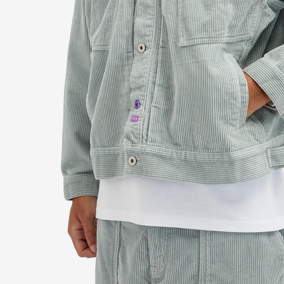 P.A.M. Men's EBB Corduroy Jacket in Sky Grey