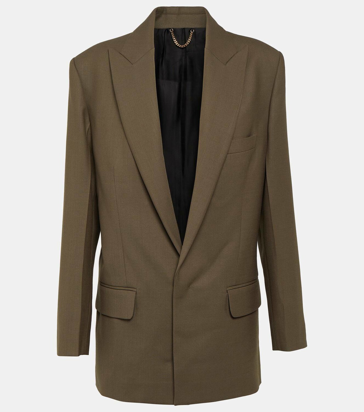 【関税込み】VICTORIA BECKHAM Single-breasted blazer jacket Single-breasted blazer in black - Victoria Beckham | Mytheresa