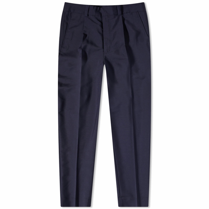 Photo: Acne Studios Men's Porter Wool Mohair Trouser in Dark Navy