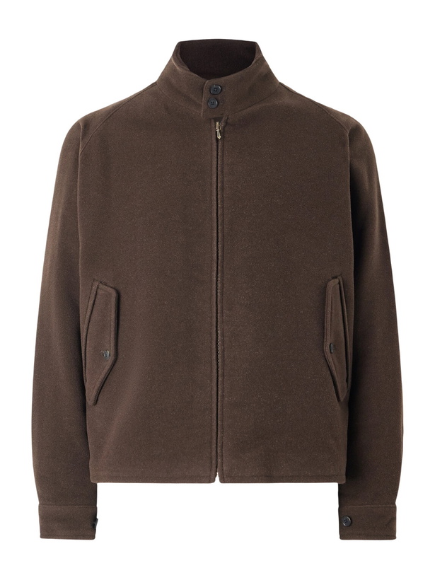 Photo: A.PRESSE - Wool, Silk and Cashmere-Blend Jacket - Brown