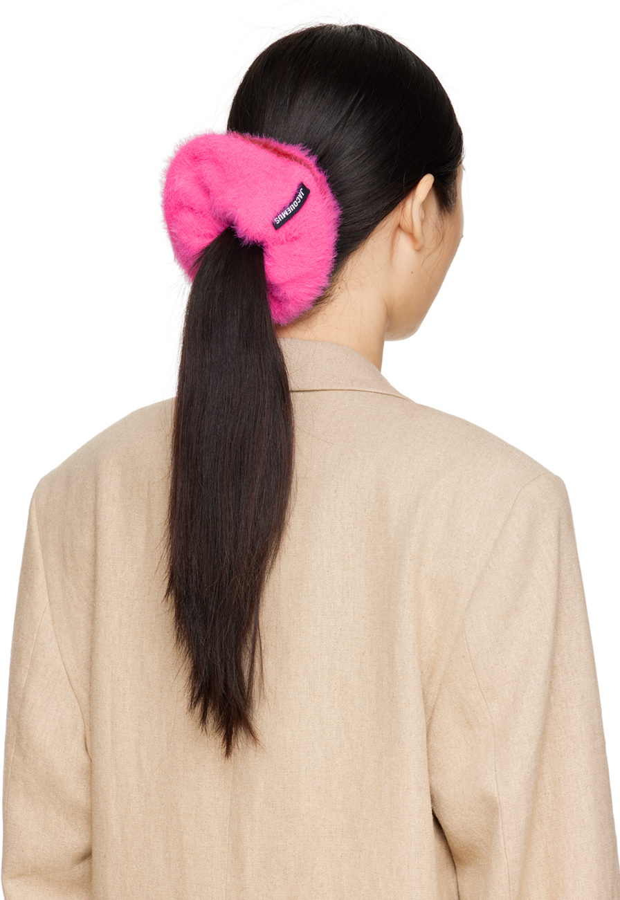 Jacquemus Pink Le Papier 'Le Chouchou Neve' Scrunchie Jacquemus