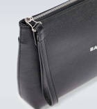 Balenciaga - Cash leather pouch