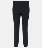 Alexander McQueen High-rise crêpe straight pants