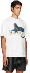 Rhude Off-White Leopard T-Shirt