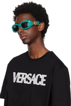 Versace Green Medusa Sunglasses