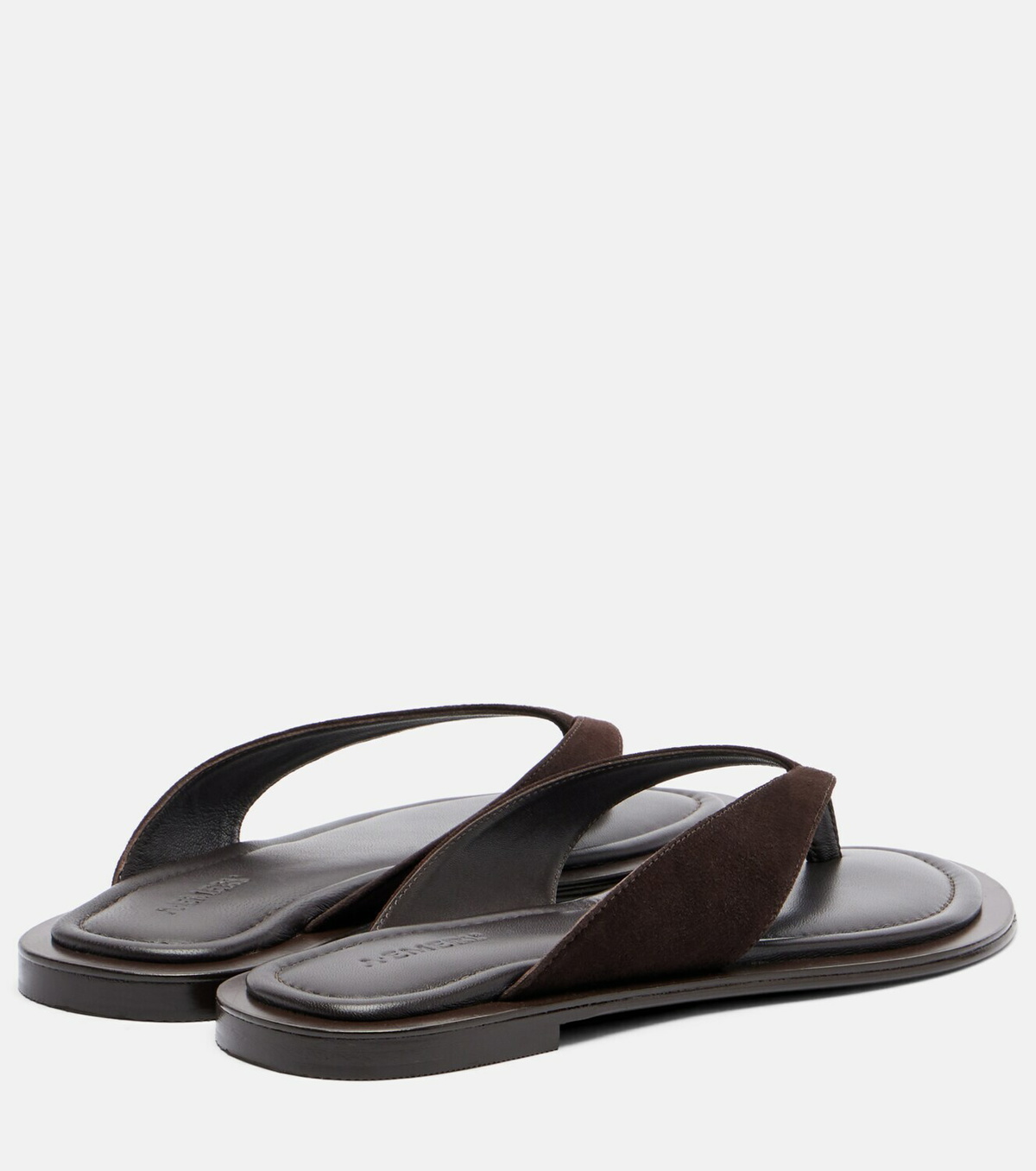 A.Emery Viola suede thong sandals