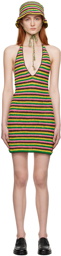 FRAME Multicolor Striped Minidress