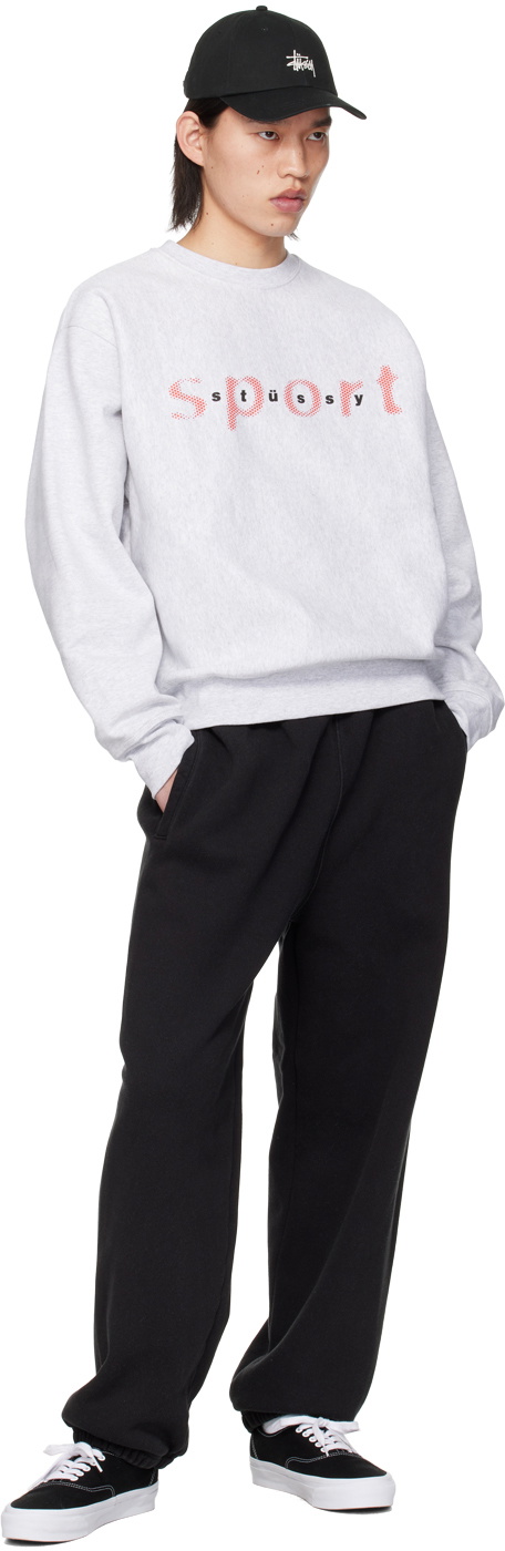 Stüssy Black Crackle Sweatpants
