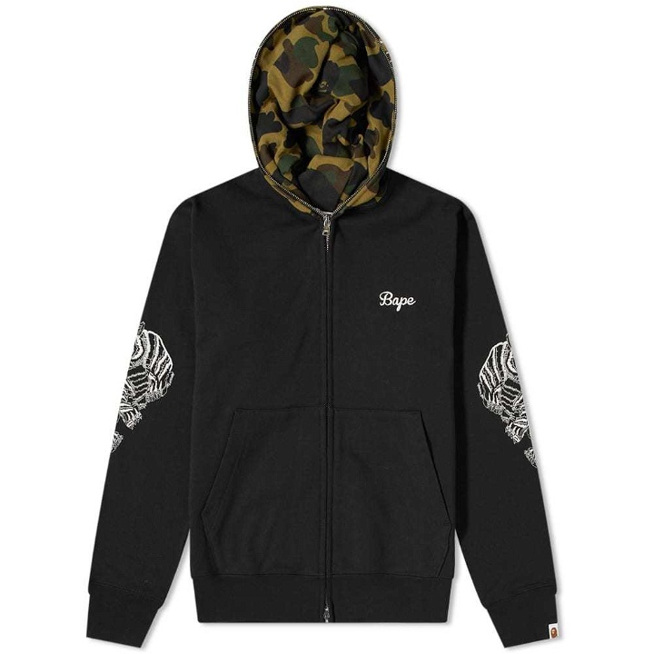 Photo: A Bathing Ape Tiger Embroidered Zip Hoody