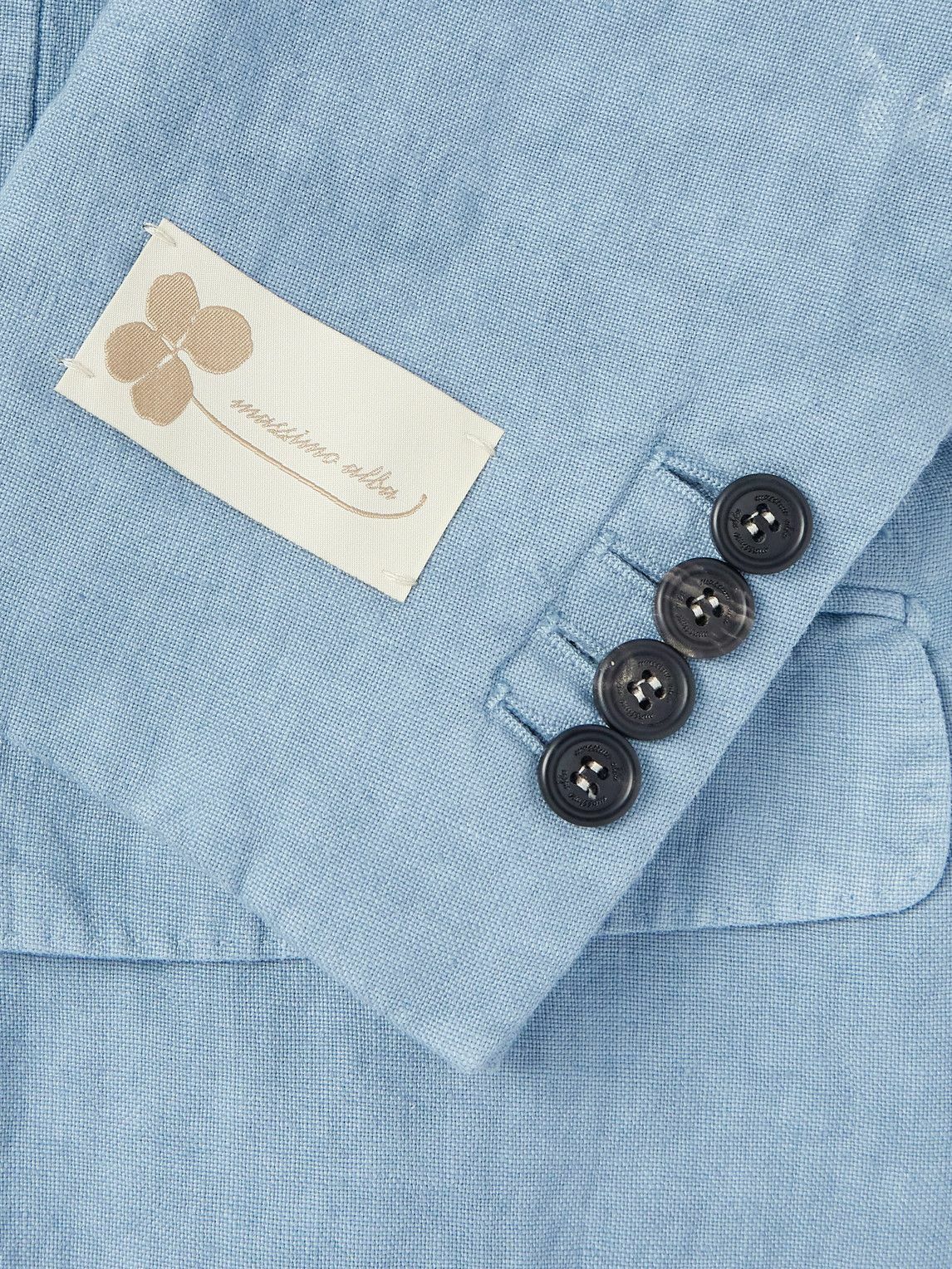 Massimo Alba - Catch2 Linen Suit Jacket - Blue