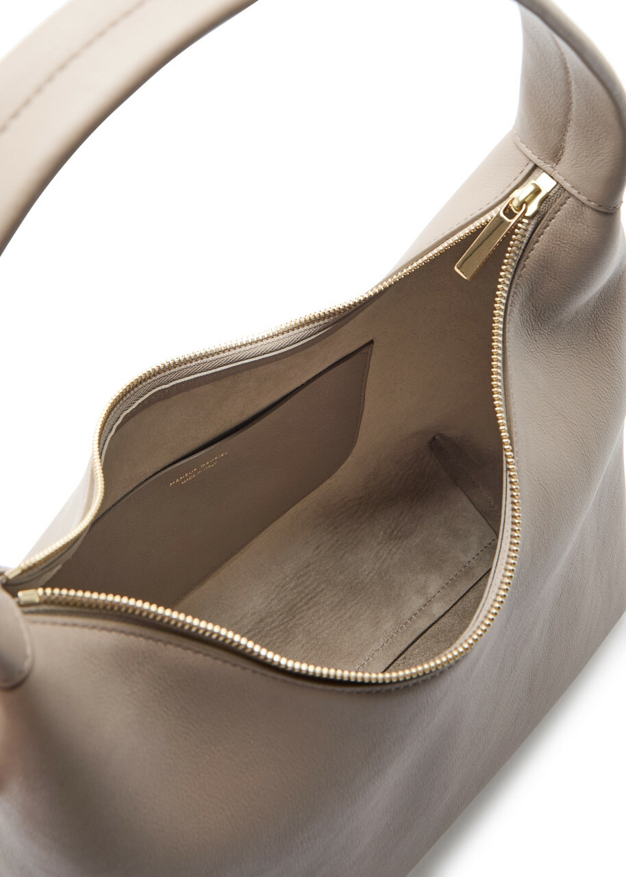 Mansur Gavriel Candy Hobo Leather Shoulder bag - Grey - One Size