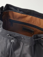 Master-Piece - Leather and Suede-Trimmed CORDURA® Backpack