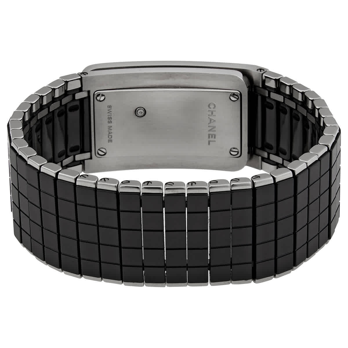 Chanel Code Coco Black Diamond Dial Steel and Ceramic Ladies Watch H5148