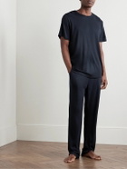 Mr P. - Modal-Jersey Pyjama Trousers - Blue