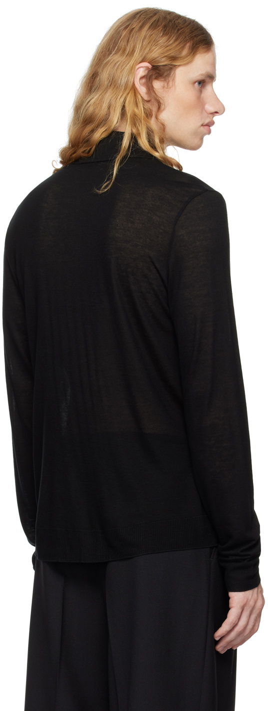 Filippa K Black Jersey Polo