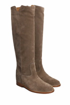 Via Roma 15 In Taupe Suede