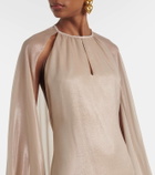 Tom Ford Caped satin gown