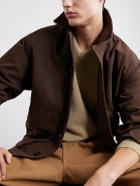 LEMAIRE - Cotton-Twill Jacket - Brown