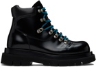 Bottega Veneta Black Lug Hiking Boots