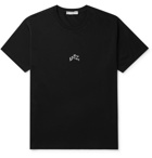 GIVENCHY - Logo-Embroidered Cotton-Jersey T-Shirt - Black