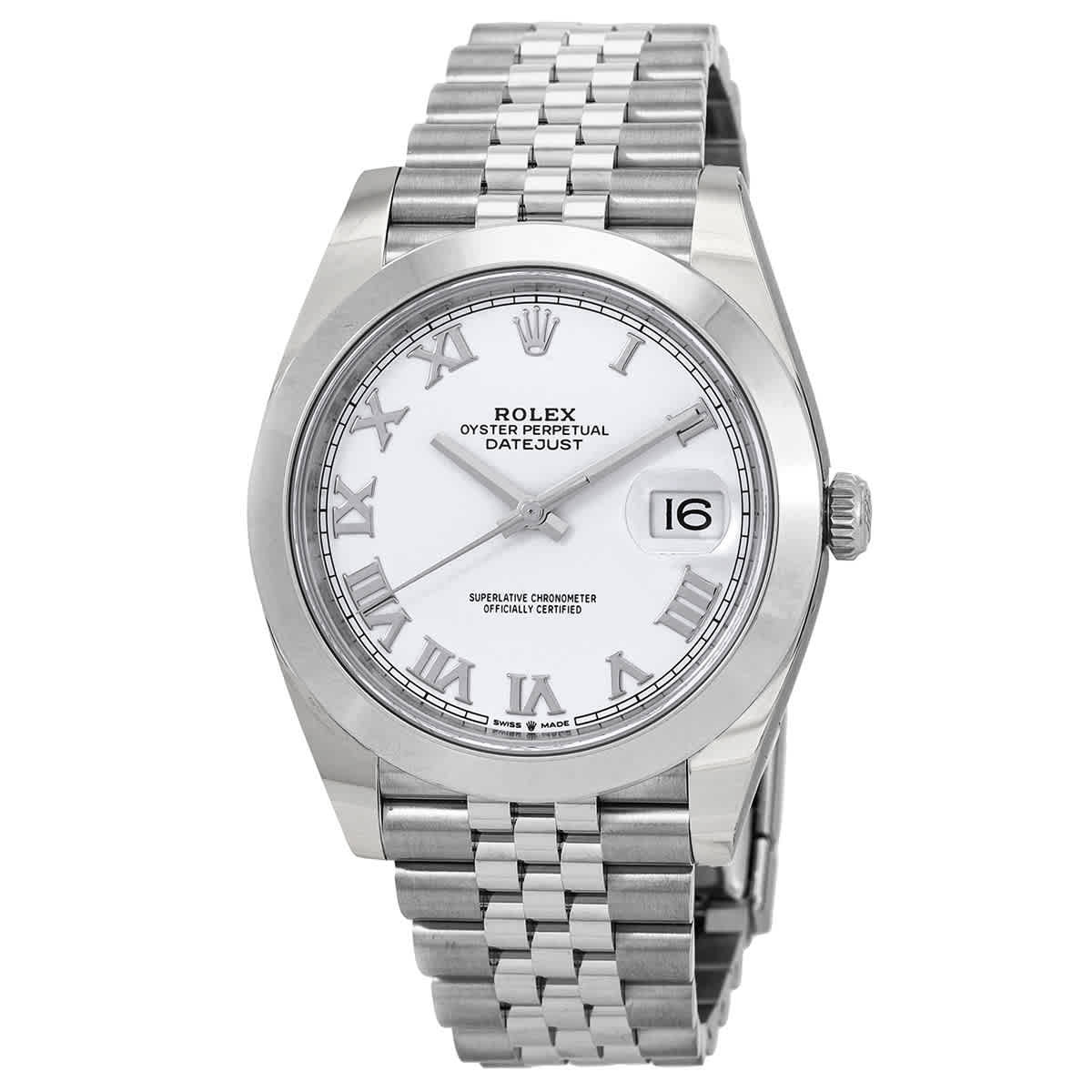 Rolex Datejust Automatic Chronometer White Dial Watch 126300WRJ