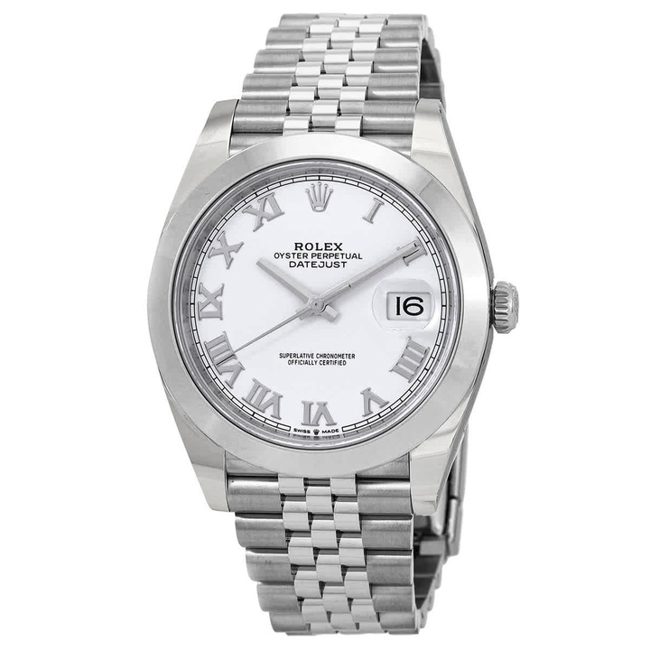Photo: Rolex Datejust Automatic Chronometer White Dial Watch 126300WRJ