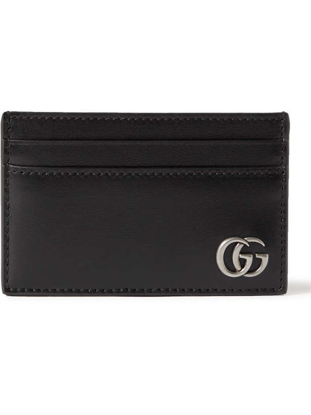 Photo: GUCCI - GG Marmont Leather Cardholder