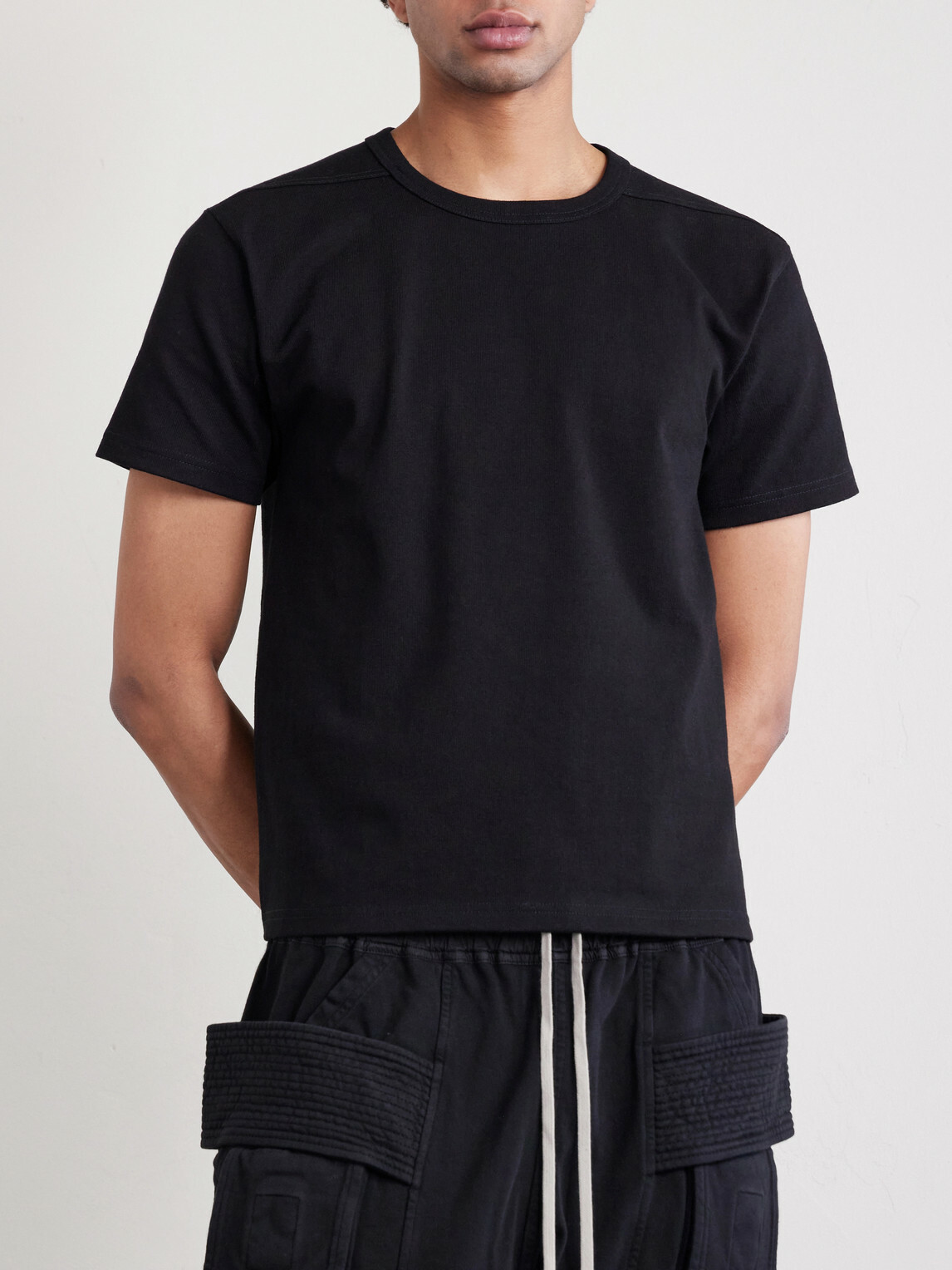 DRKSHDW by Rick Owens - Cotton-Jersey T-Shirt - Black