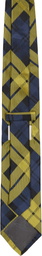 Vivienne Westwood Navy & Yellow Silk Tie