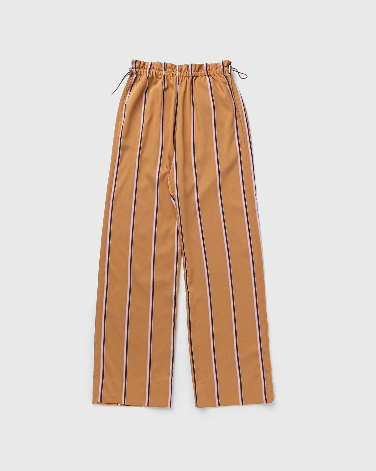 Stine Goya Gathered Long Pants Orange Casual Pants