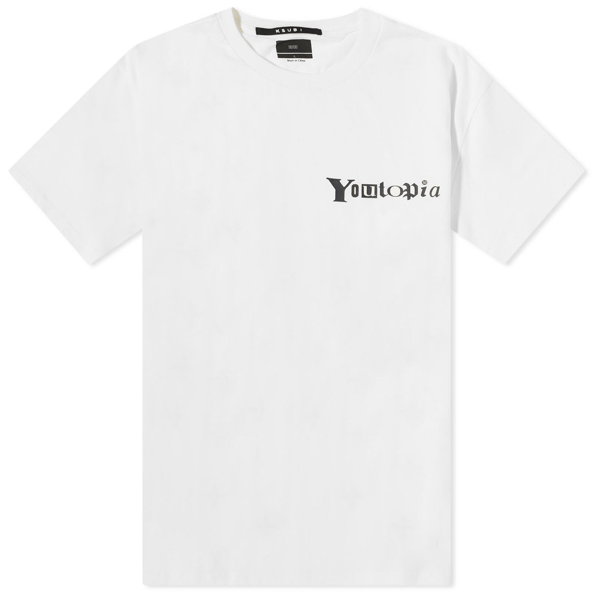 Ksubi Men's Youtopia Kash T-Shirt in White Ksubi