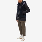 Moncler Men's Vexin Velvet Gilet in Navy