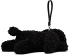 I'm Sorry by Petra Collins SSENSE Exclusive Black JennyFax Edition Faux-Fur Bag